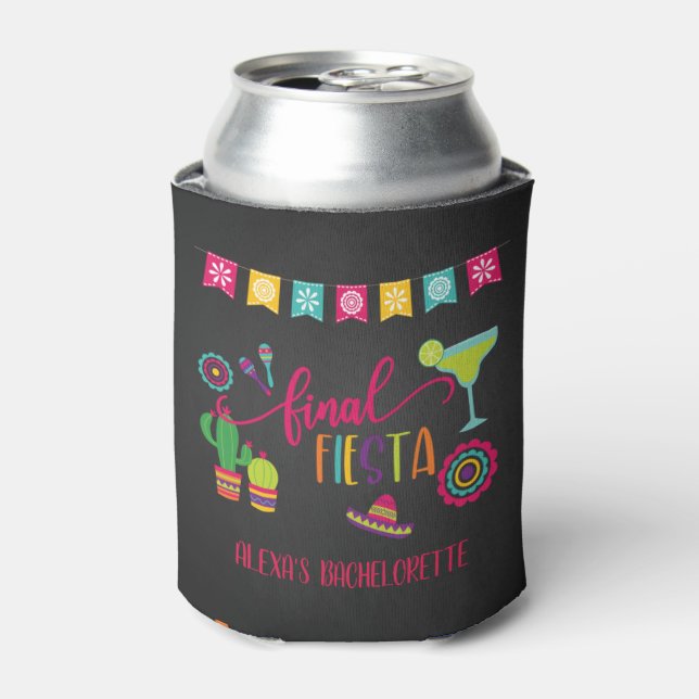 Rafraîchisseur Pour Canette Finale Fiesta Can Cooler - NOIR (Can devant)