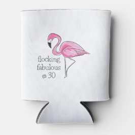 Rafraîchisseur Pour Canette Flamant rose rose flocage fabuleux à trente