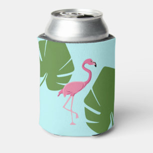 Rafraîchisseur Pour Canette Flamant rose rose personnalisé Tropical