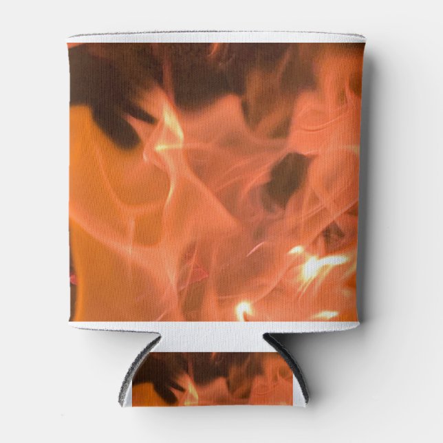 Rafraîchisseur Pour Canette Flamme Abstraite Koozie (Devant)