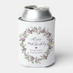 Rafraîchisseur Pour Canette Fleur de printemps violette Lilac 95e anniversaire