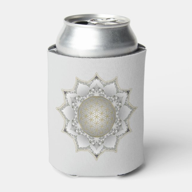 Rafraîchisseur Pour Canette Fleur De Vie - Blossoms Mandala 1 (Can devant)