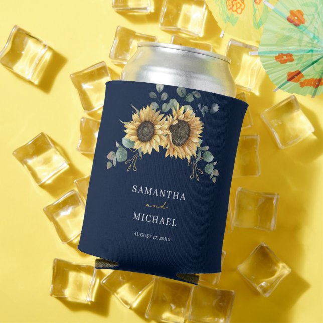 Rafraîchisseur Pour Canette Fleur florale Eucalyptus Mariage Favoriser (Été in situ)