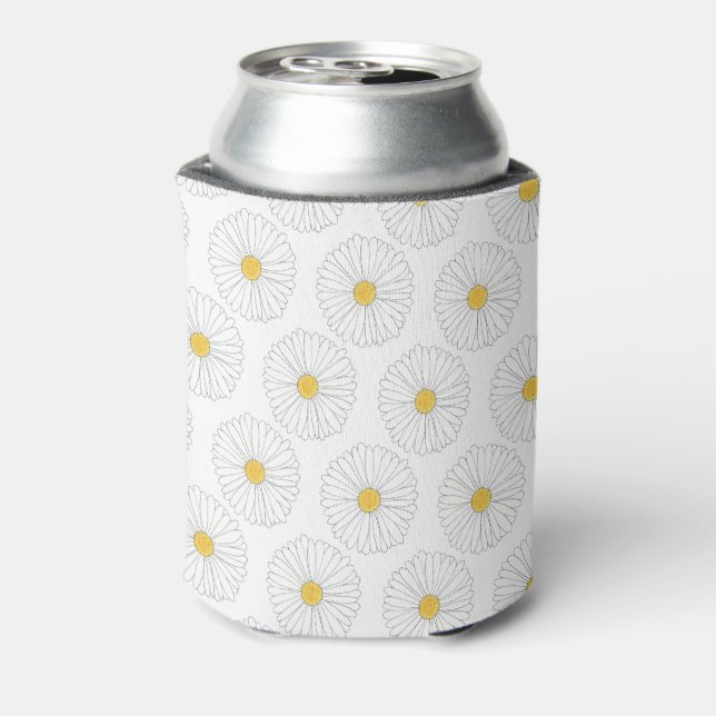 Rafraîchisseur Pour Canette Fleur Jardin Floral Jaune Blanc (Can Dos)