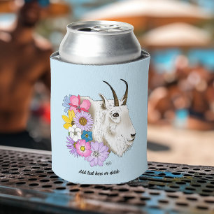 Rafraîchisseur Pour Canette Fleurs de chèvre de montagne