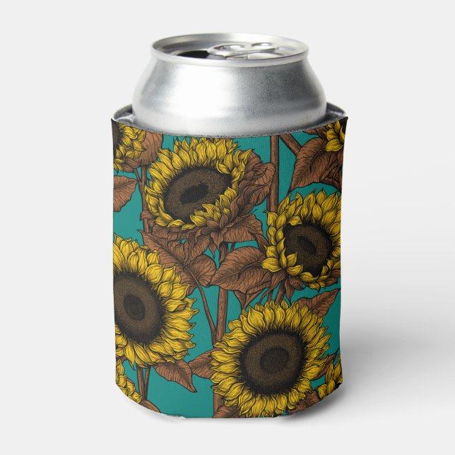 Rafraîchisseur Pour Canette Fleurs de soleil (Can devant)