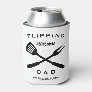 Rafraîchisseur Pour Canette Flime papa génial   Cadeau papa Hommes   Nom perso