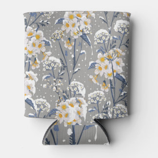 Rafraîchisseur Pour Canette Floraison hivernale : Délicat motif floral