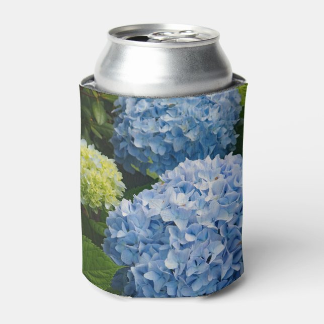 Rafraîchisseur Pour Canette Floral Blue Hydrangea Photo (Can devant)