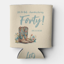Floral Boots Ouest Quarantième anniversaire