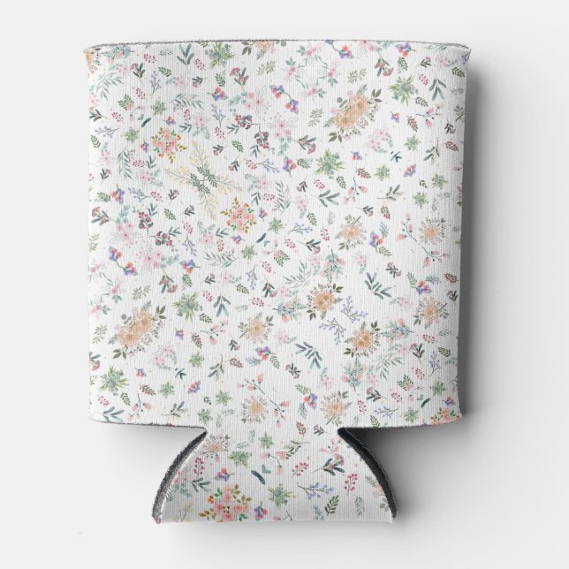 Rafraîchisseur Pour Canette Floral esthétique (Devant)