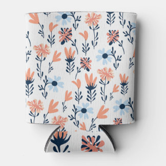 Rafraîchisseur Pour Canette Floral naturel, design abstrait sans soudure.