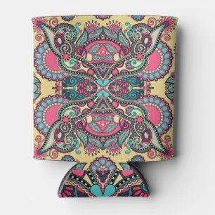 Rafraîchisseur Pour Canette Floral Paisley Bandanna : Ornement traditionnel