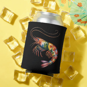 Rafraîchisseur Pour Canette Flore crevettes Art personnalisé