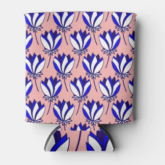 Rafraîchisseur Pour Canette Flore symétrique : Motif Vintage coloré