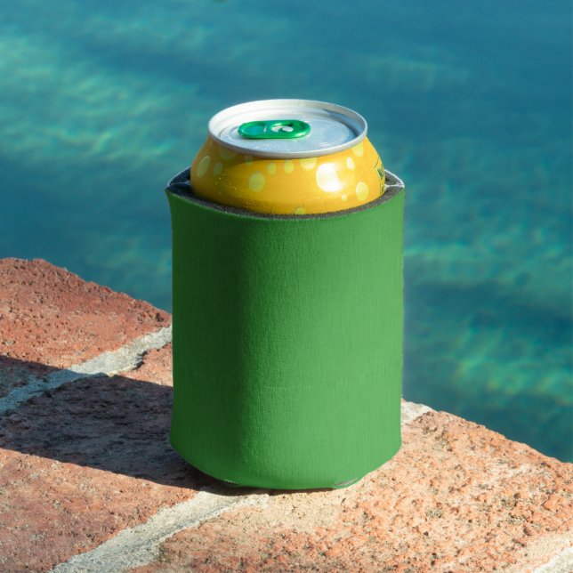 Rafraîchisseur Pour Canette Fond vert texturé visuel calme et simple (Piscine in situ)