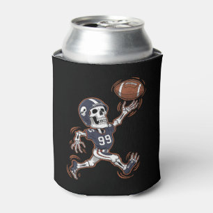 Rafraîchisseur Pour Canette Football américain Squelette Halloween Football
