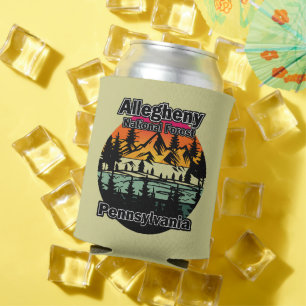 Rafraîchisseur Pour Canette Forêt nationale vintage Allegheny Pennsylvanie