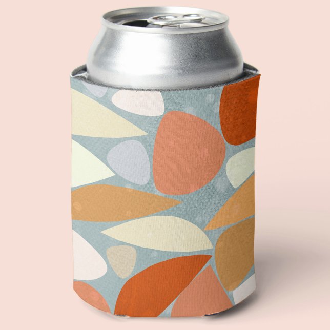 Rafraîchisseur Pour Canette Formes Abstraites orange (Créateur téléchargé)