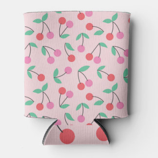 Rafraîchisseur Pour Canette Fruits cerises : design mignon et transparent.