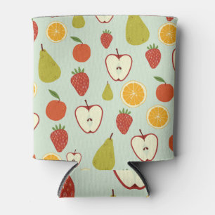 Rafraîchisseur Pour Canette Fruits frais : Vibrant Motif sans joint