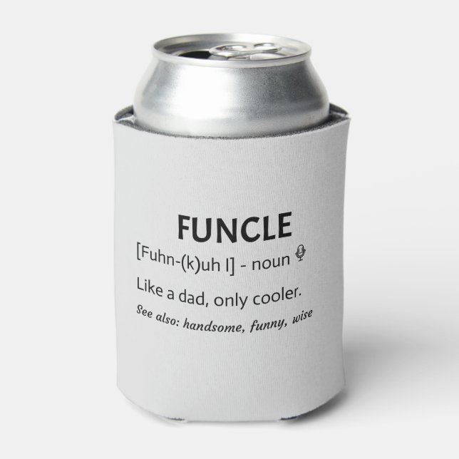 Rafraîchisseur Pour Canette FUNCLE Oncle Cadeau (Can devant)