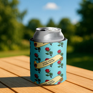 Rafraîchisseur Pour Canette Funky Red Rose Cold Cans Chaud Heart Ribbon Motif