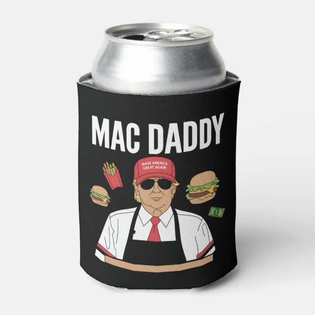 Rafraîchisseur Pour Canette Funky Trump Fries Fries Fries Mac Daddy (Can devant)