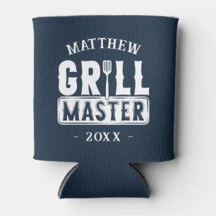 Rafraîchisseur Pour Canette Funny BBBQ Grill Master Barbecue personnalisé King