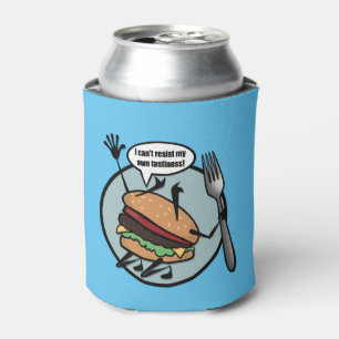 RAFRAÎCHISSEUR POUR CANETTE FUNNY CHEESEBURGER CAN COOLER