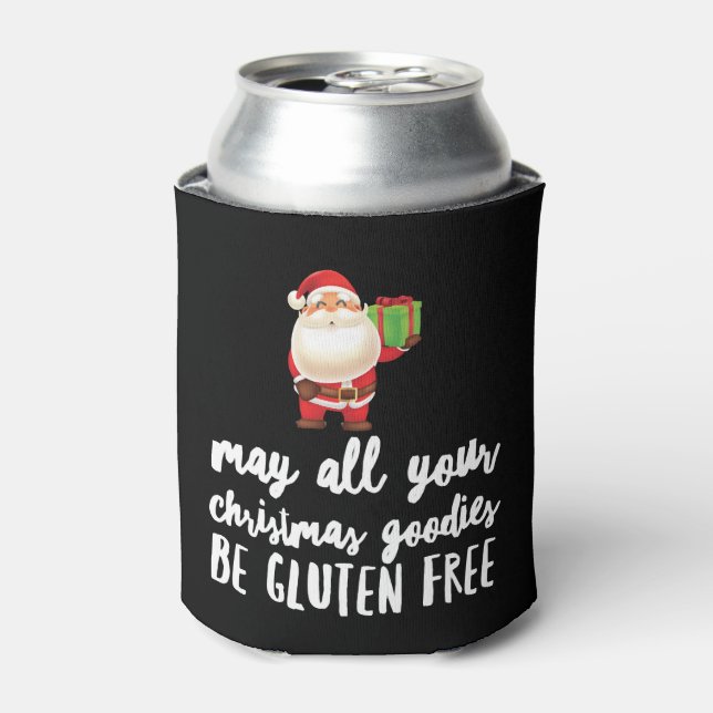 Rafraîchisseur Pour Canette Funny Christma Gluten Free (Can devant)