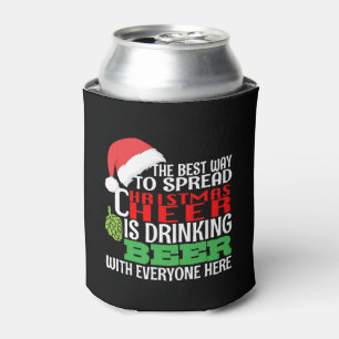 Rafraîchisseur Pour Canette Funny Christmas Ceer Beer Drinking Holiday Spirit