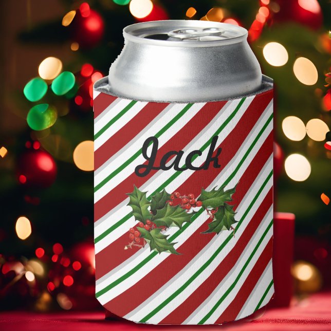 Rafraîchisseur Pour Canette Funny Christmas Stocking Stuffer VOTRE NOM Bière (Créateur téléchargé)