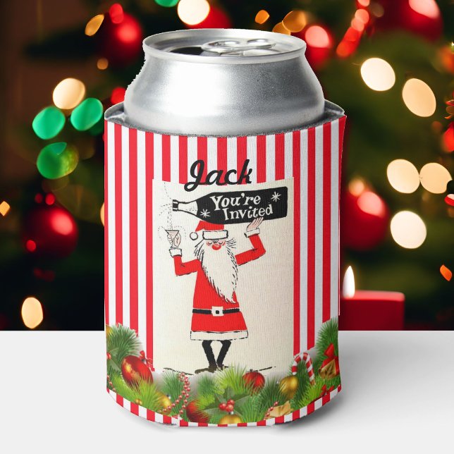 Rafraîchisseur Pour Canette Funny Christmas Stocking Stuffer VOTRE NOM Bière (Créateur téléchargé)