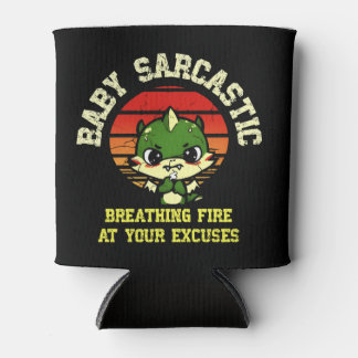 Rafraîchisseur Pour Canette Funny Motivational Dragon - Burn Your Excuses 