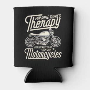 Rafraîchisseur Pour Canette Funny Motorcycle Rider Rapy - Biker Cadeau