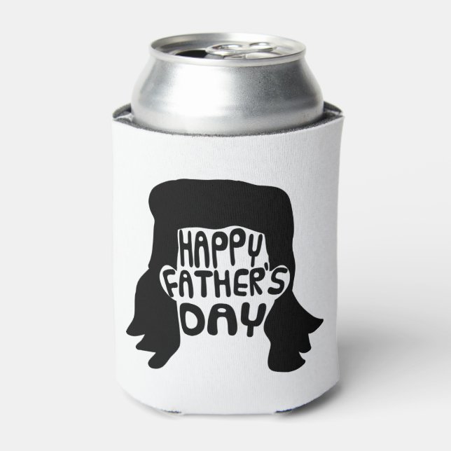 Rafraîchisseur Pour Canette Funny Mullet Bonne Fête des pères (Can devant)