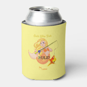 Rafraîchisseur Pour Canette Funny Pêche Fille Sirène Thunder_Cove