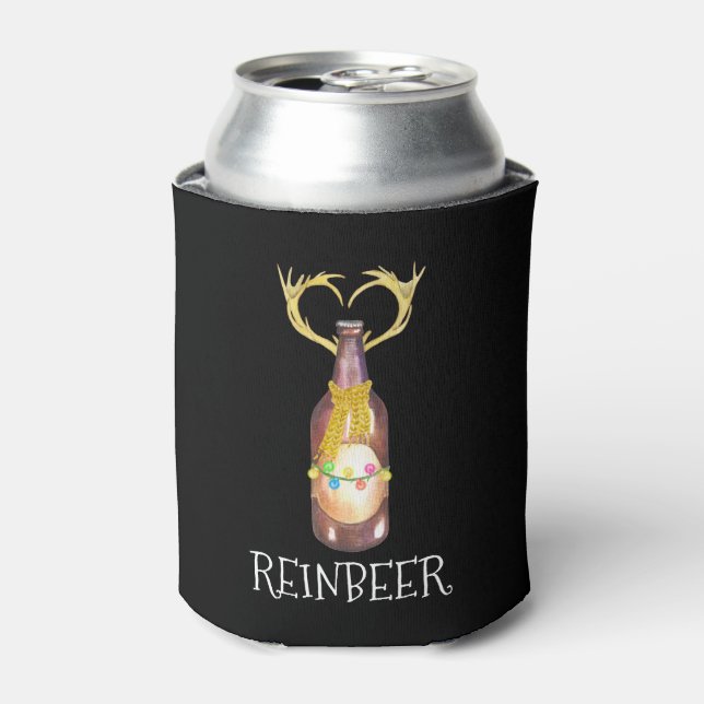 Rafraîchisseur Pour Canette Funny Reinbeer Apprenti Noël (Can devant)