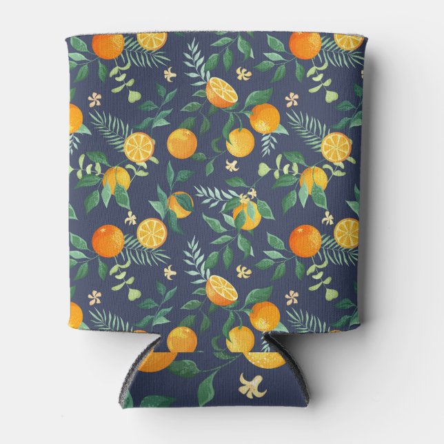 Rafraîchisseur Pour Canette Fusion d'agrumes : Oranges à l'air tropical (Devant)