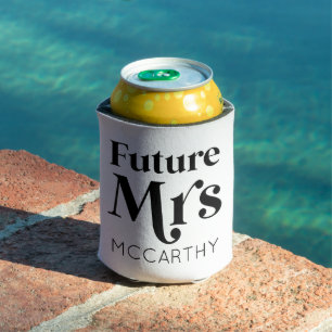 Rafraîchisseur Pour Canette Futur Madame Custom Nom Mariée Pour Devenir Fiancé