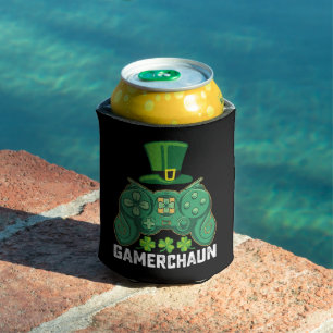 Rafraîchisseur Pour Canette Gamerchaun Joueur Jeux de jeux Saint-Patrick