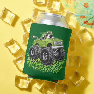 Rafraîchisseur Pour Canette Garçon Saint-Patrick Bébé Camion Monstre Chanceux