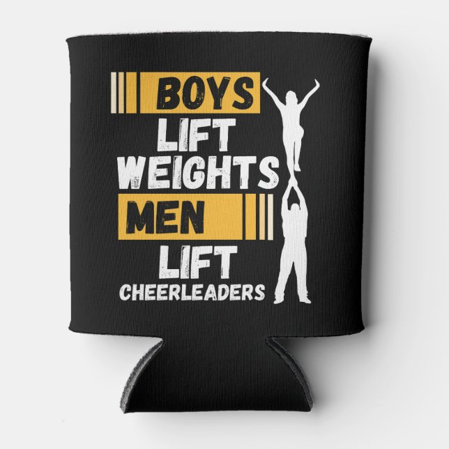 Rafraîchisseur Pour Canette Garçons Poids Lift Hommes Soulevez Cheerleaders Ch (Devant)