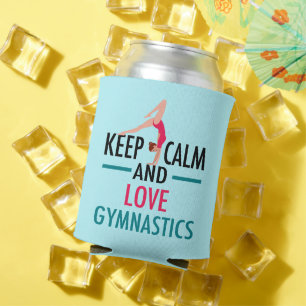 Rafraîchisseur Pour Canette Gardez le calme Amour Gymnastique Belle Gymnaste