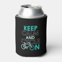 Gardez le calme et le cycle sur le vélo amusant po