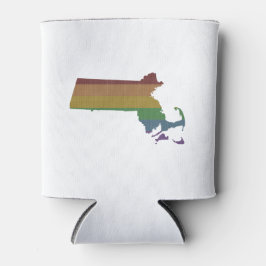 Rafraîchisseur Pour Canette Gay pride arc-en-ciel du Massachusetts