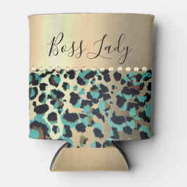 Rafraîchisseur Pour Canette Glam Leopard Boss Lady