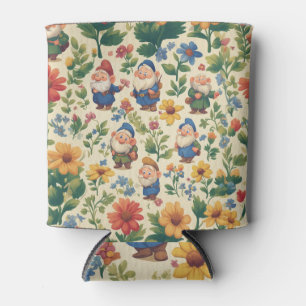Rafraîchisseur Pour Canette Gnome a flower motif design