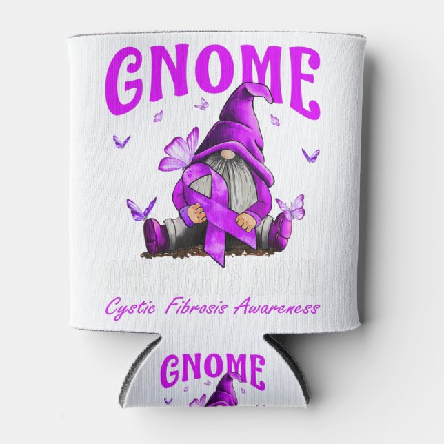 Rafraîchisseur Pour Canette Gnome One lutte seule contre la fibrose kystique (Devant)